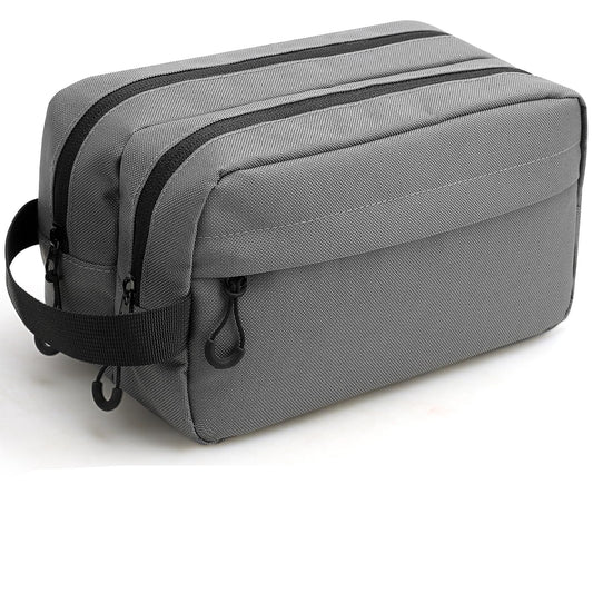 Dluxe. Ave. Mens Travel Toiletry Bag/ Gray