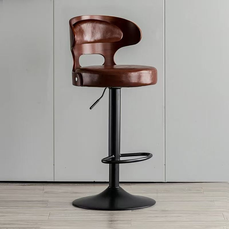 Front desk cash register high stool