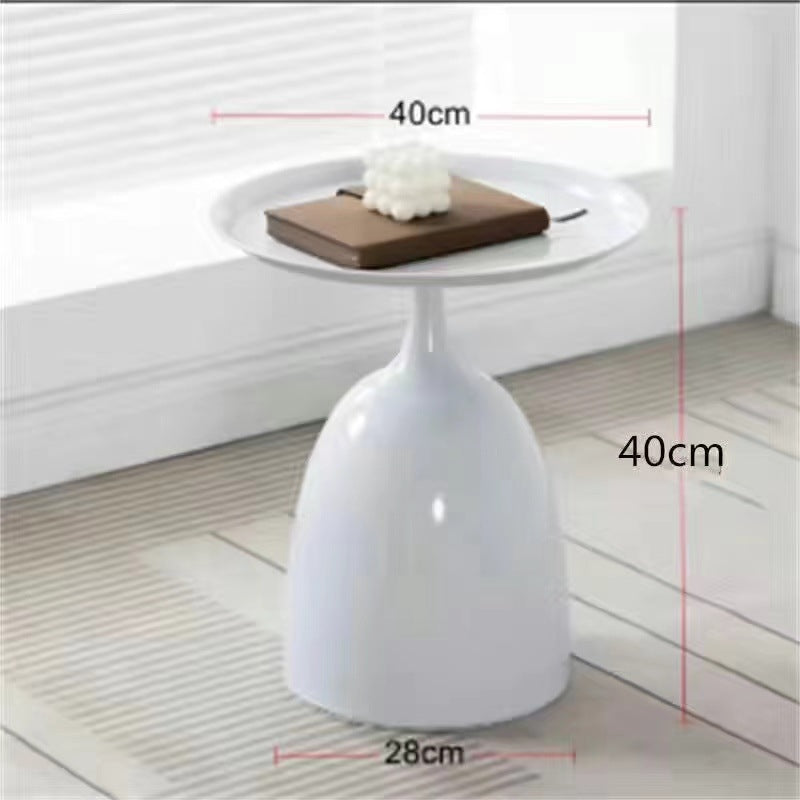 American-style minimalist sofa side table