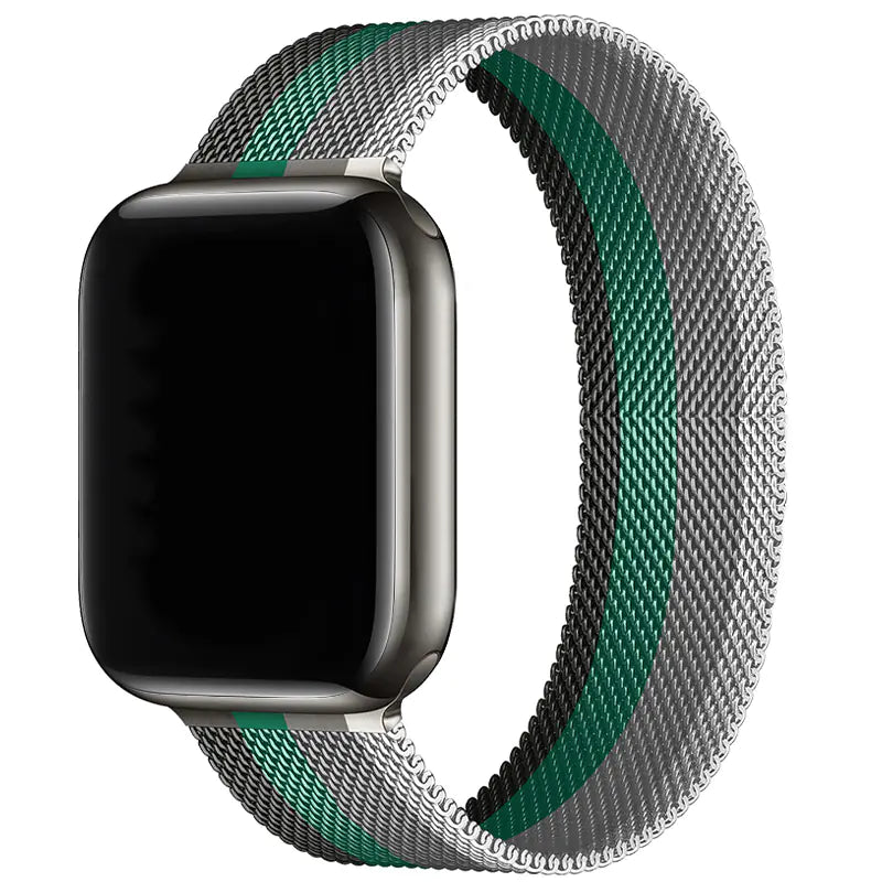 Dluxe Ave. Milanese Magnetic Steel Band for Apple Watch Series 56789 SE