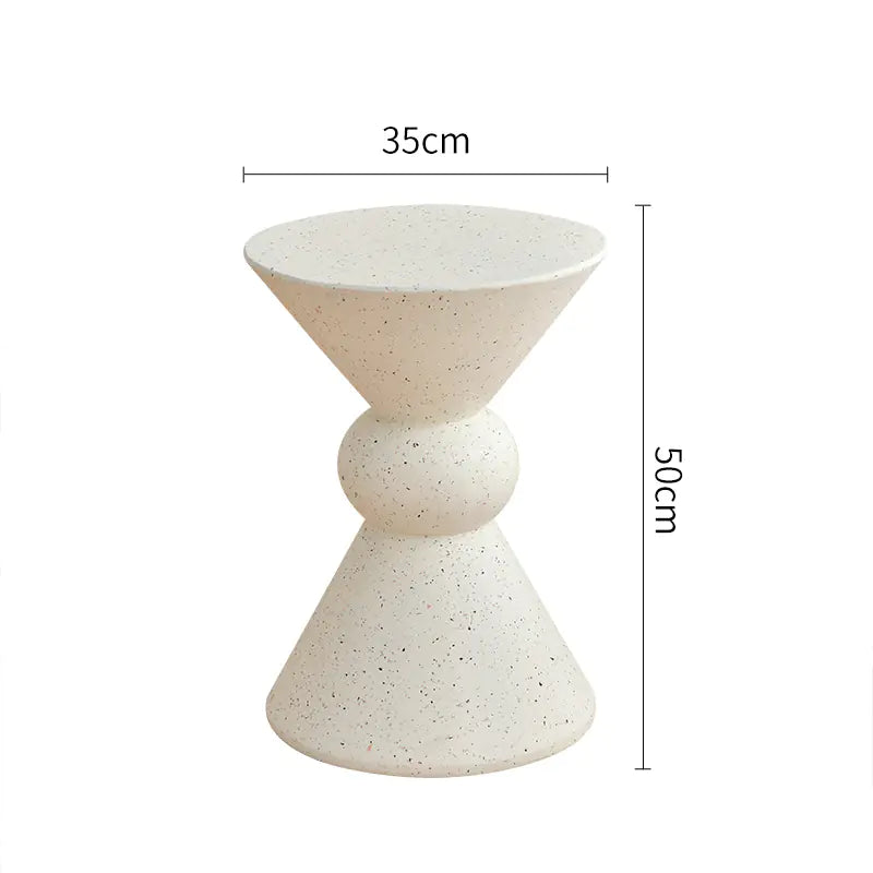 Dluxe Ave. Nordic Designer Round Side Table for Cozy Spaces