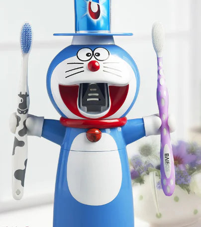 Dluxe Ave. Minions Toothbrush Holder and Toothpaste Dispenser Set
