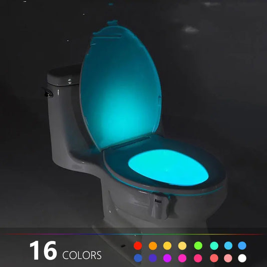 Dluxe Ave. 16-Color Motion Sensor LED Toilet Night Light