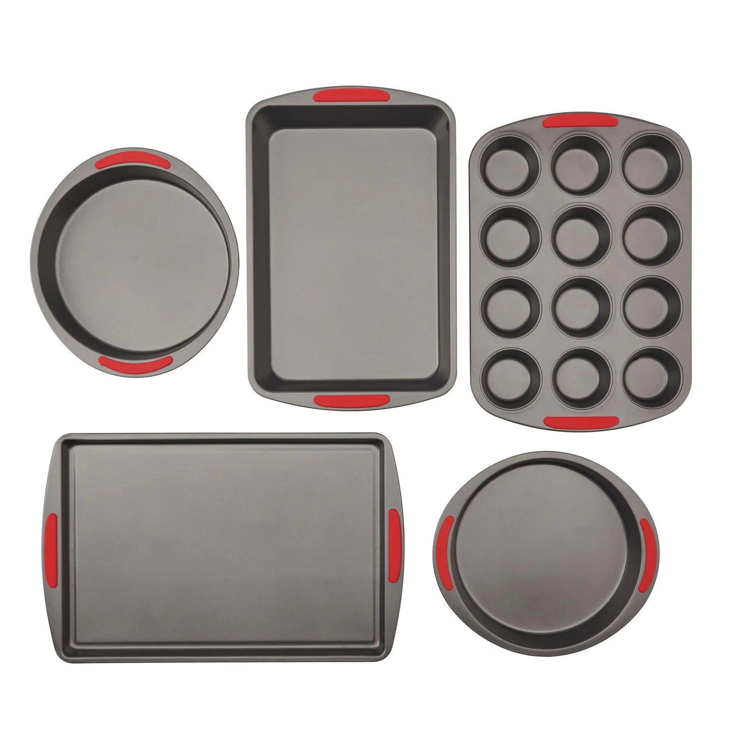 Dluxe Ave. 5-Piece Mega Grip Nonstick Bakeware Set