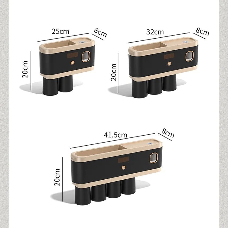 Dluxe Ave. Smart UV Toothbrush Holder – With Disinfection & Rechargeable Function