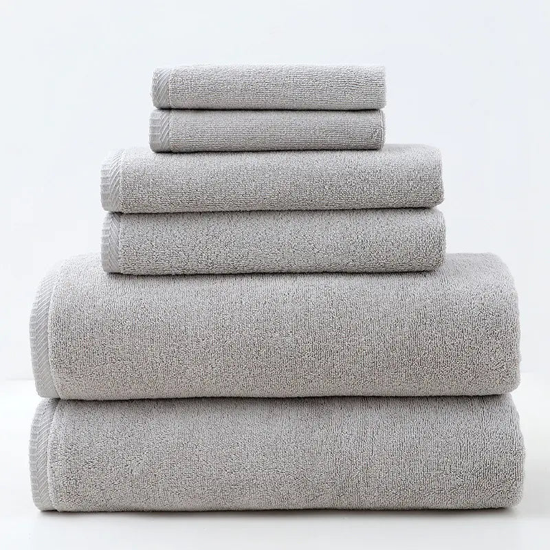 Dluxe Ave. Cotton Towel Set for Adults - 6 Pieces