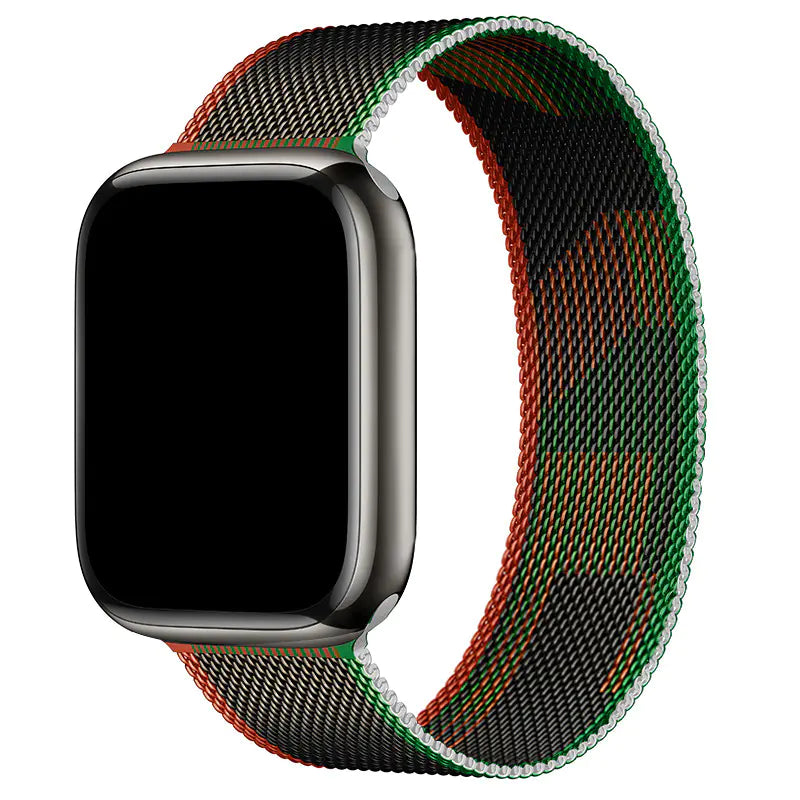 Dluxe Ave. Milanese Magnetic Steel Band for Apple Watch Series 56789 SE