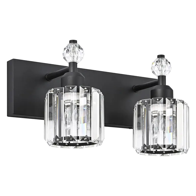 Dluxe Ave. American Crystal Vanity Lighting for Bathroom Mirror