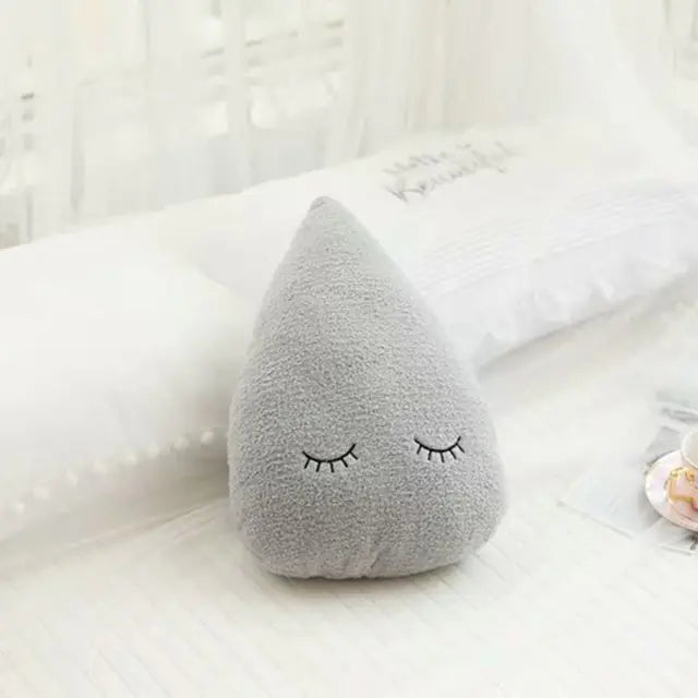 Dluxe Ave. Plush Moon Star Cloud Raindrop Baby Pillow Decor