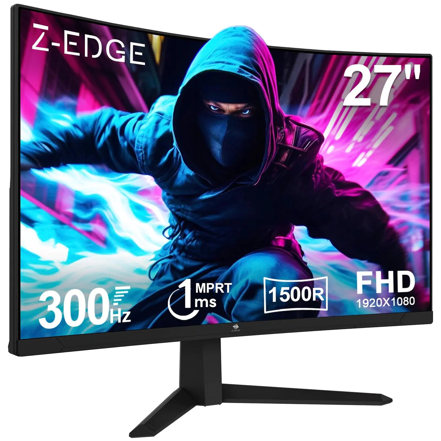 Dluxe Ave. Z-Edge 27 inch Curved Gaming Monitor 300Hz