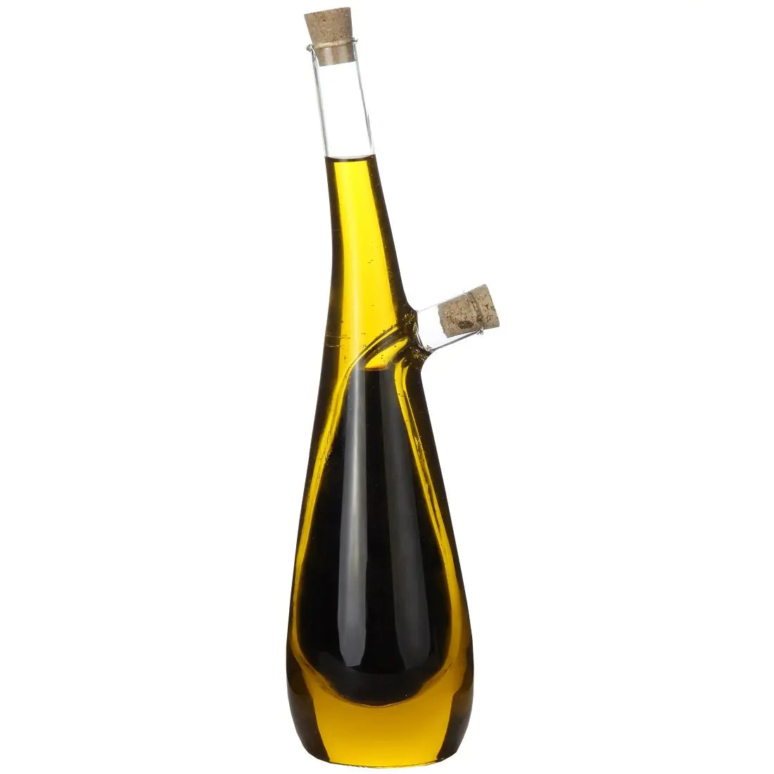 Dluxe Ave. Glass Olive Oil and Vinegar Dispenser Bottle (15 Ounces & 10 Ounces)