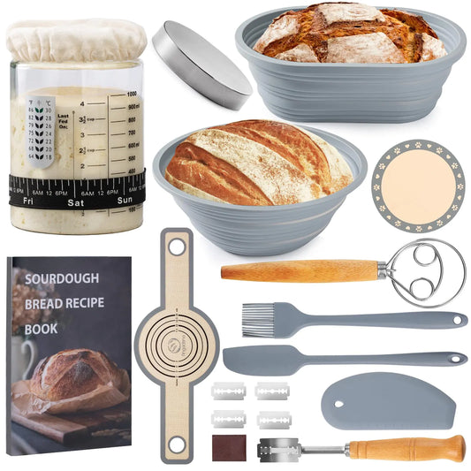Dluxe Ave. Sourdough Starter Kit Sourdough Bread Baking Supplies