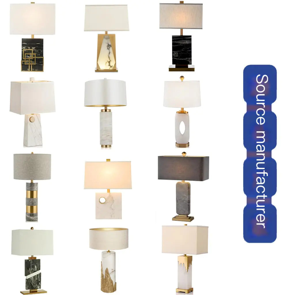 Dluxe Ave. Zhongshan Ceramic Table Lamp - Vintage Japanese Style