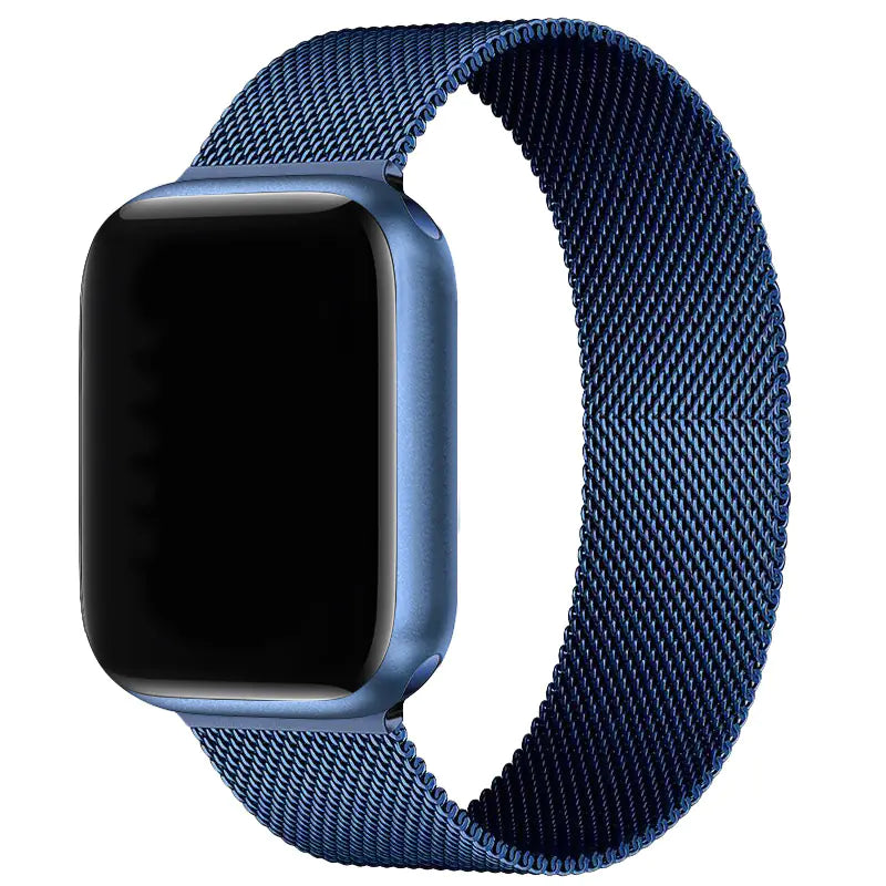 Dluxe Ave. Milanese Magnetic Steel Band for Apple Watch Series 56789 SE
