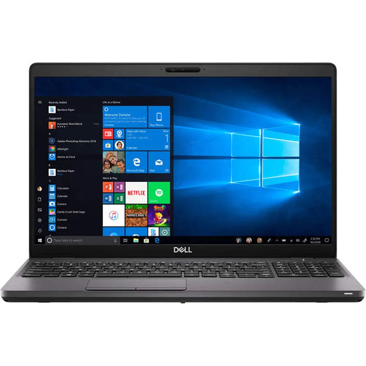 Dluxe Ave. Dell Latitude 5500 Home and Business Laptop Intel i5-8265U 4-Core 8GB RAM 256GB PCIe SSD Intel HD 620 15.6" Full HD 1920x1080 Fingerprint WiFi Bluetooth Webcam 3xUSB 3.1 Win 10 Pro (Renewed)