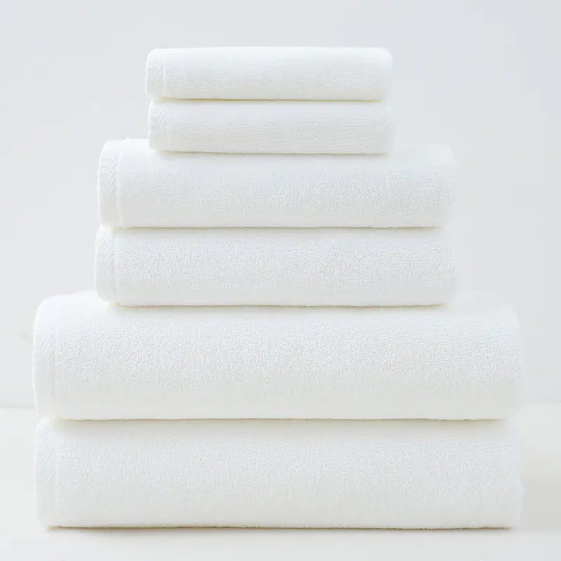 Dluxe Ave. Cotton Towel Set for Adults - 6 Pieces