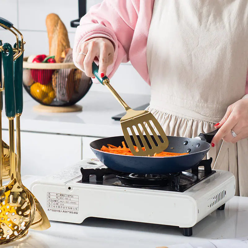 Dluxe Ave. Luxury Kitchen Utensil Set with Stainless Steel Tools