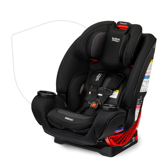 Dluxe Ave. Convertible Car Seat/ 5 to 120lbs/ Converts from Rear-Facing Infant Car Seat to Forward-Facing/ Booster Seat/  Cool Flow Carbon
