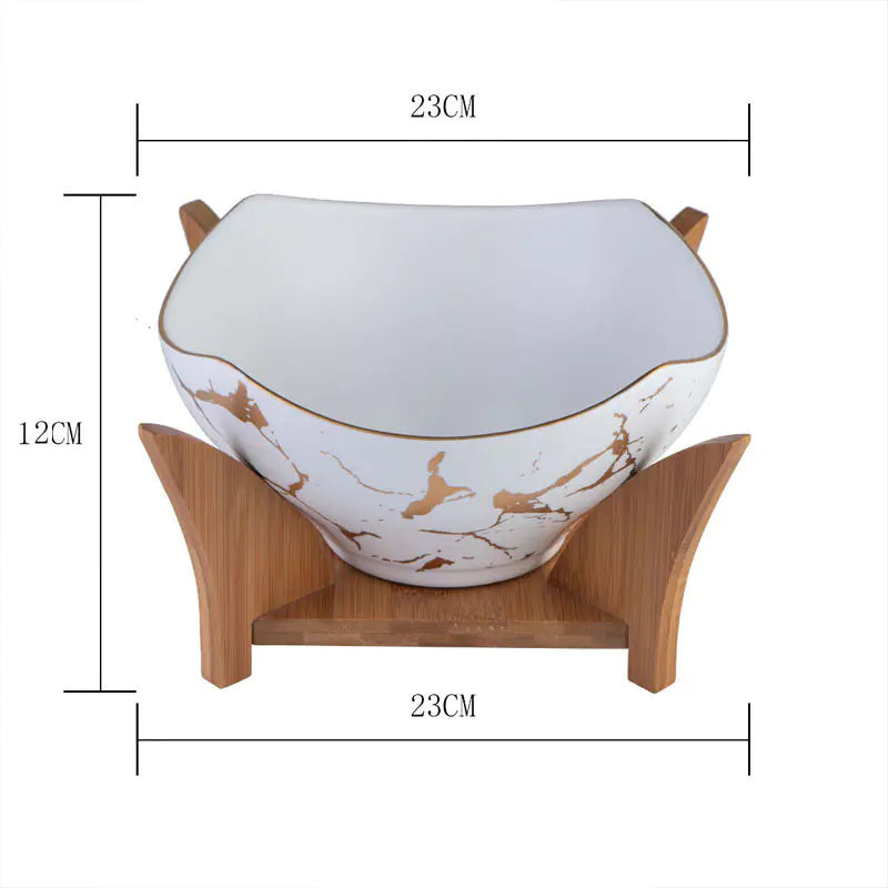 Dluxe Ave. Large Bowl Tableware for Creative Fruit Salad & Soup
