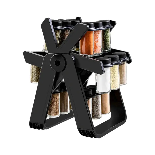 Dluxe Ave. Rotating Ferris Wheel Kitchen Storage Seasoning Rack