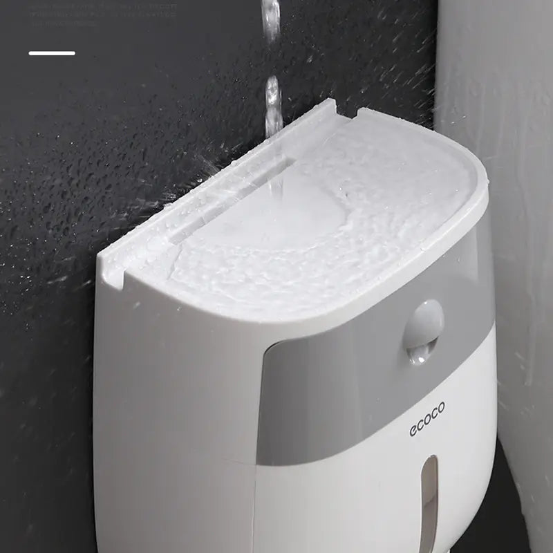 Dluxe Ave. Creative Waterproof Toilet Paper Holder and Tissue Rack