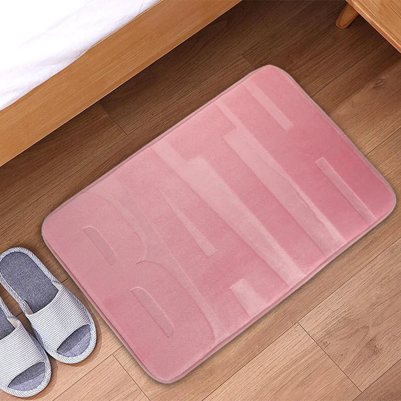 Dluxe Ave. Memory Foam Washable Bath Rug - Soft & Non-Slip