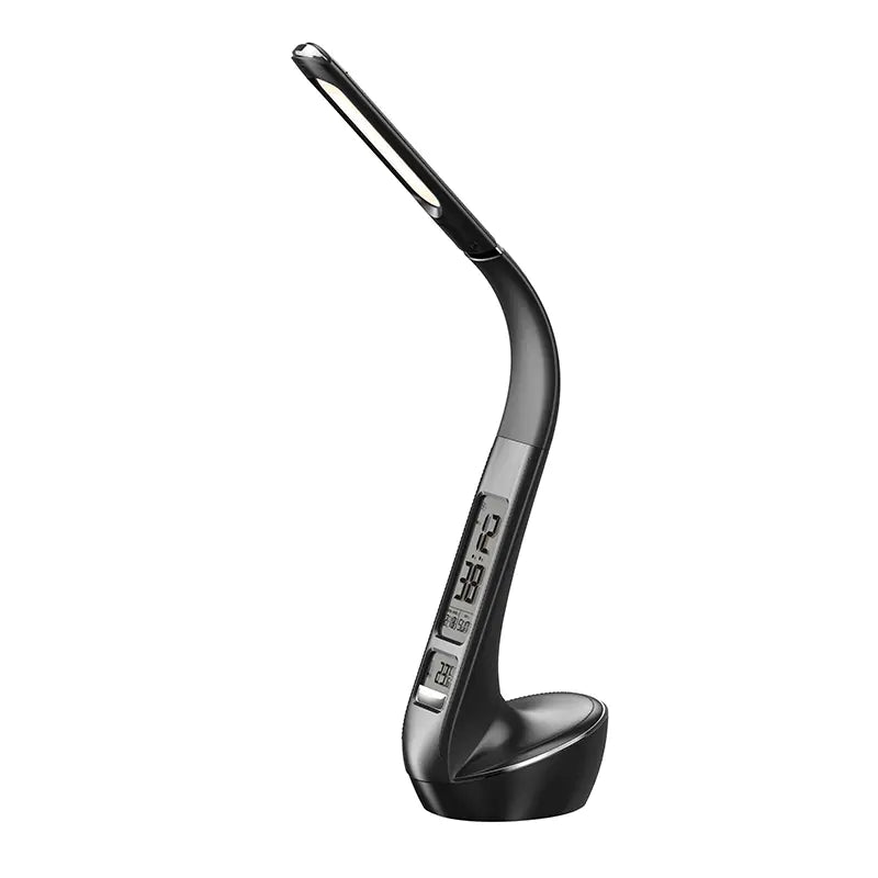 Dluxe Ave. LED Bedroom Table Lamp with HD Calendar Feature