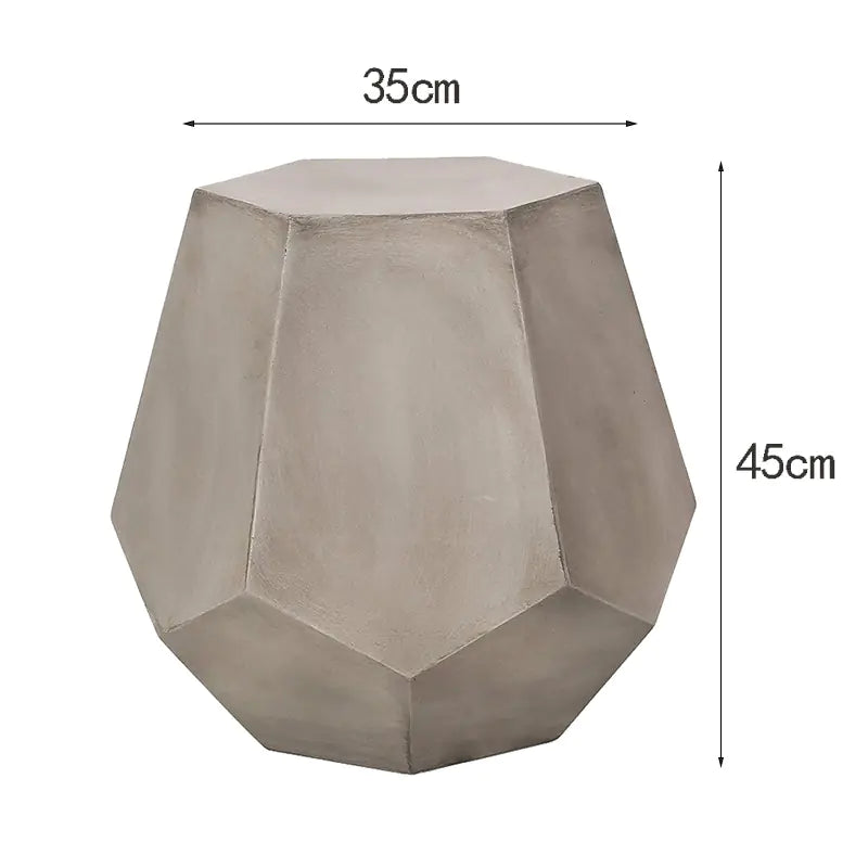 Dluxe Ave. Nordic Designer Round Side Table for Cozy Spaces