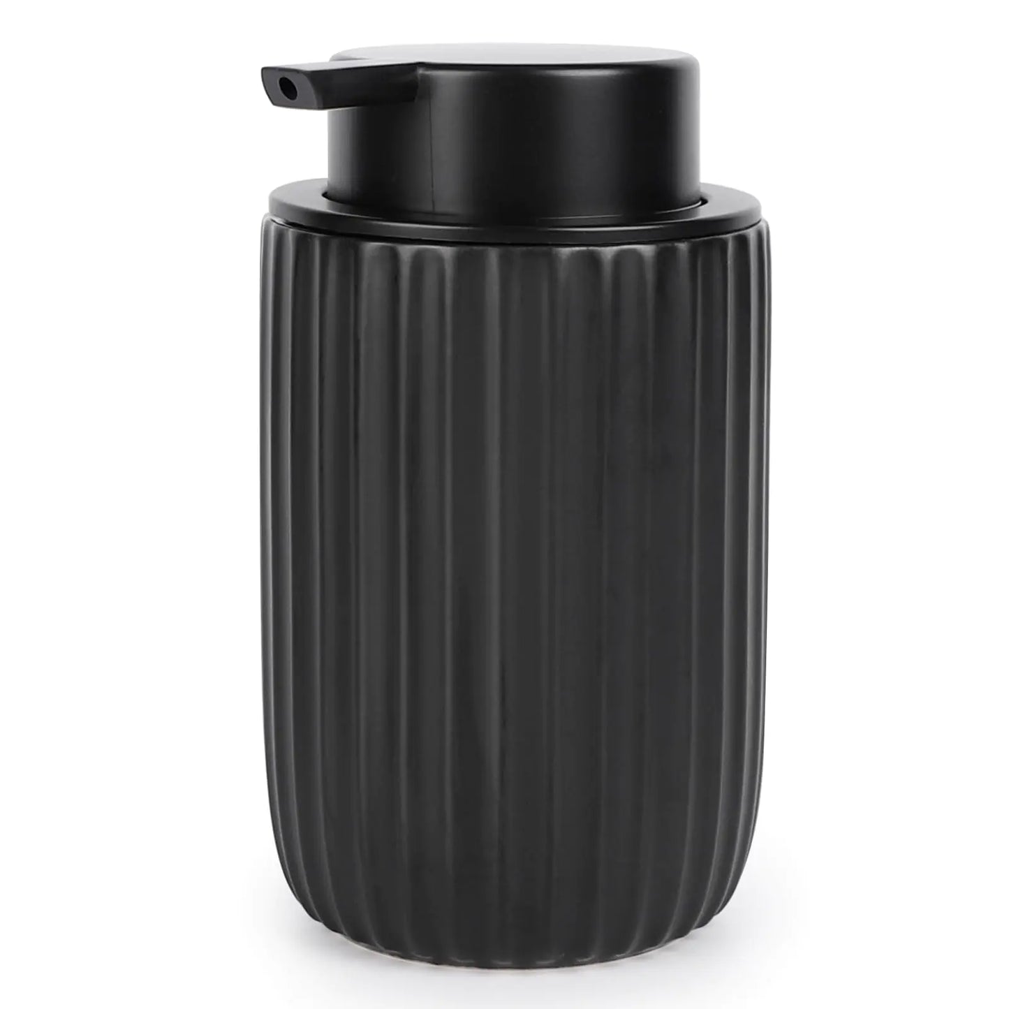 Dluxe Ave. 10.8oz Ceramic Liquid Soap Dispenser 320ml (Black)