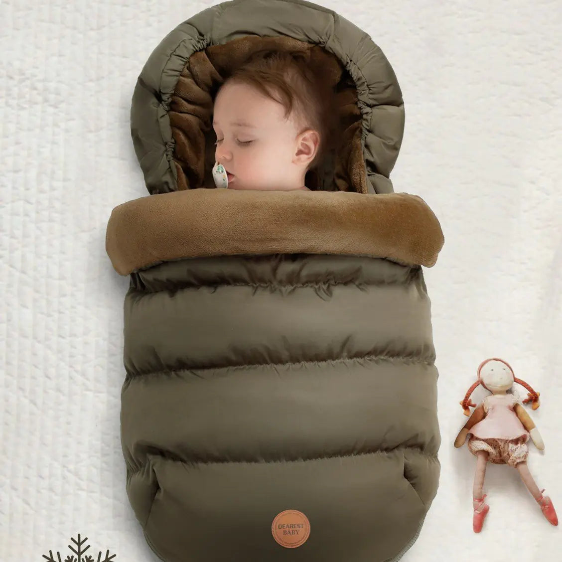 Dluxe Ave. Newborn Anti-Kicking Blanket for Autumn and Winter