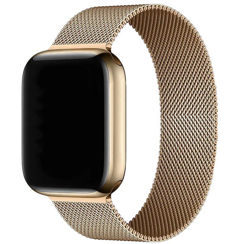 Dluxe Ave. Milanese Magnetic Steel Band for Apple Watch Series 56789 SE