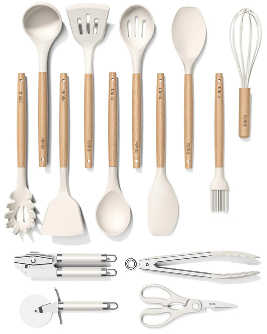 Dluxe Ave. Cooking Utensil /14Pcs Set 446°F Heat Resistance