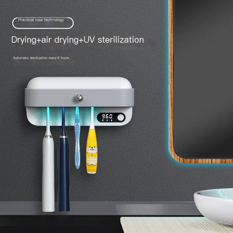 Dluxe Ave. Smart UV Toothbrush Sterilizer and Dryer with Holder