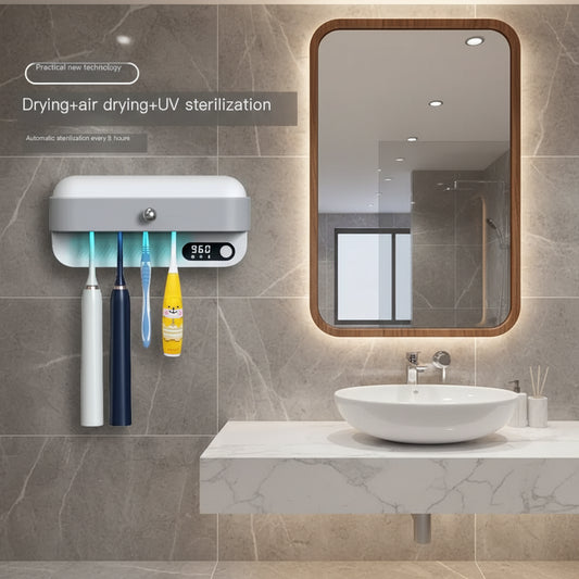 Dluxe Ave. Smart UV Toothbrush Sterilizer and Dryer with Holder