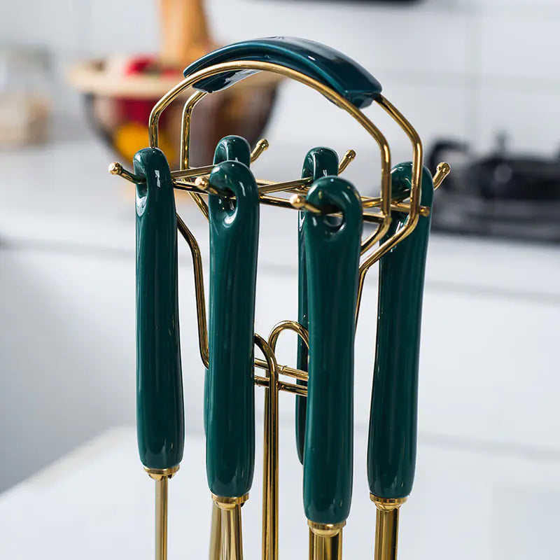 Dluxe Ave. Luxury Kitchen Utensil Set with Stainless Steel Tools
