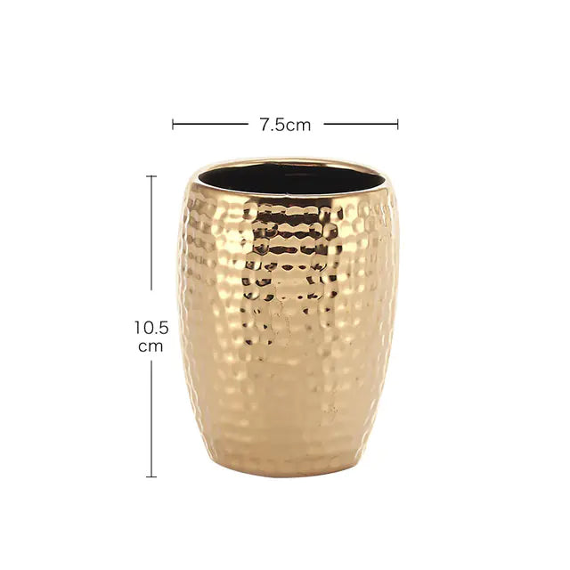 Dluxe Ave. Modern Ceramic 5-Piece Bathroom Accessory Set