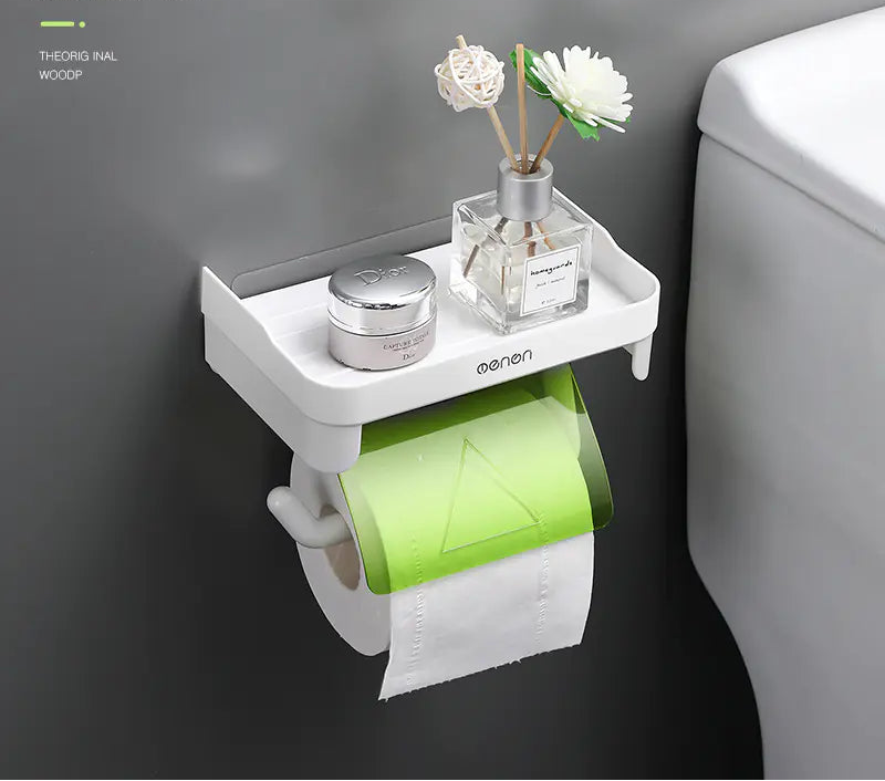 Dluxe Ave. Waterproof Plastic Toilet Paper and Towel Holder