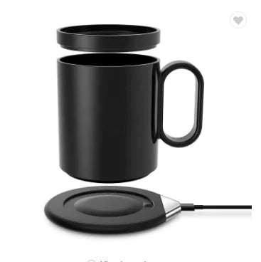 Dluxe Ave. Smart Wireless Heated Ceramic Mug with Fast Charging