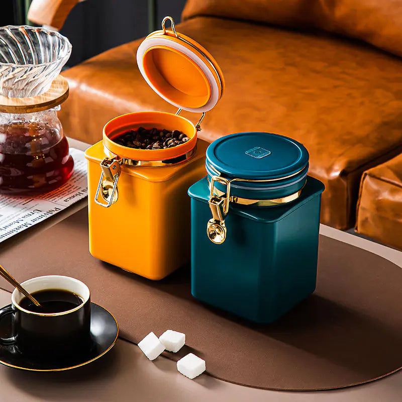 Dluxe Ave. European Style Coffee Canister for Food Storage