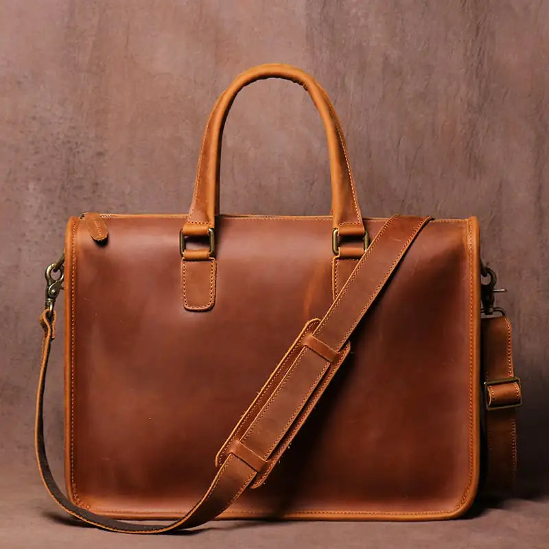 Dluxe Ave. Genuine Leather Professional Briefcase