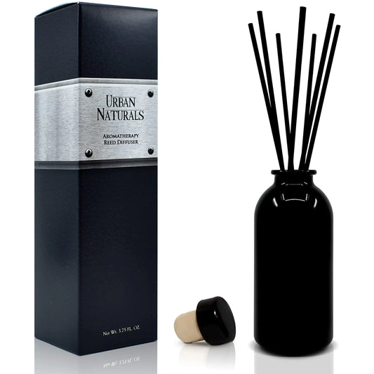 Dluxe Ave. Black Dice Reed Diffuser Set/ Masculine Blend of Citrus Lavender Woods & Musk