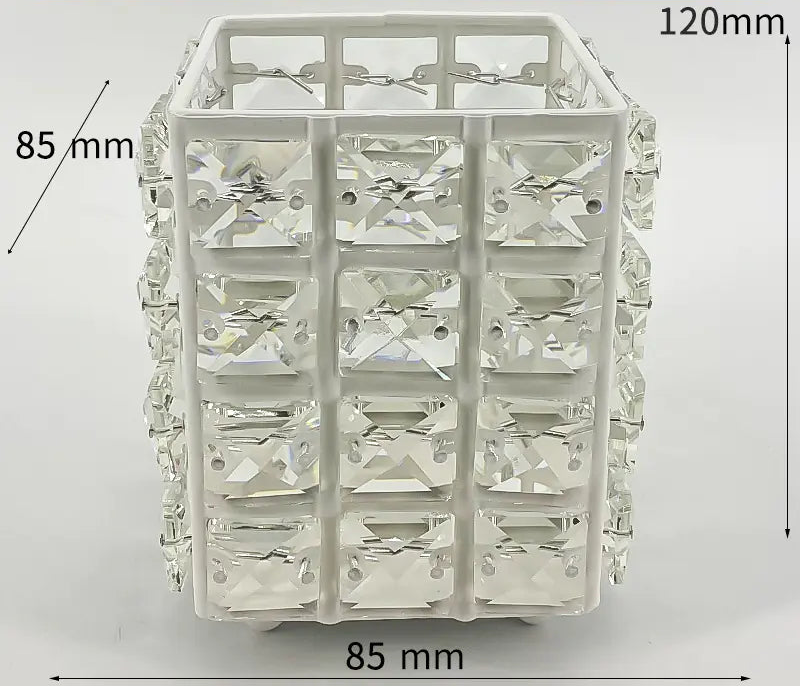 Dluxe Ave. European Crystal Makeup Brush Holder and Organizer