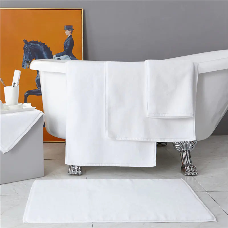 Dluxe Ave. Hilton Luxury Cotton Bath Mat with Non-Slip Design