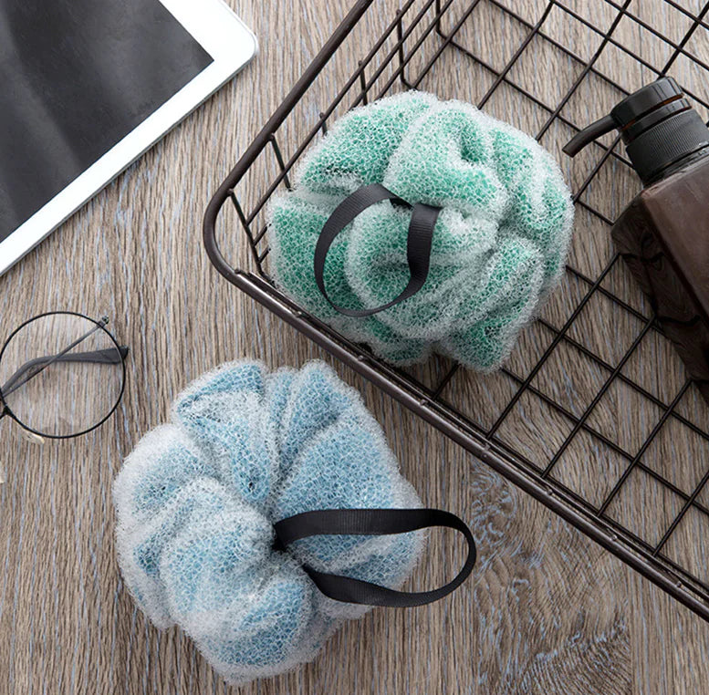 Dluxe Ave. Large Double-Net Bath Ball for Exfoliating