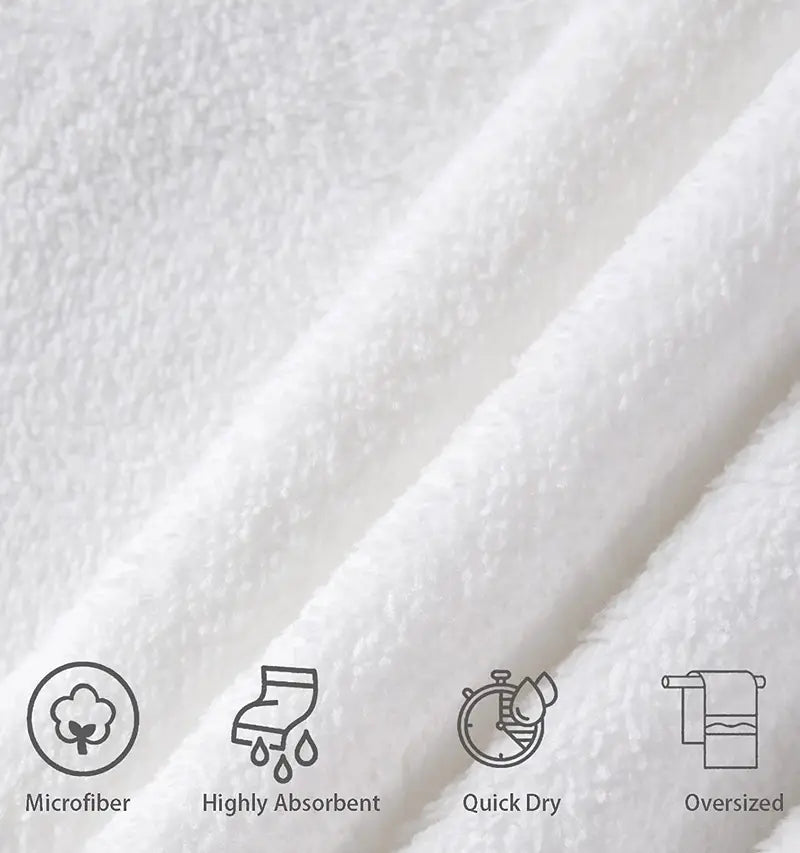 Dluxe Ave. 3 Pcs Ultra-Soft Cotton Bath Towel Set for Home