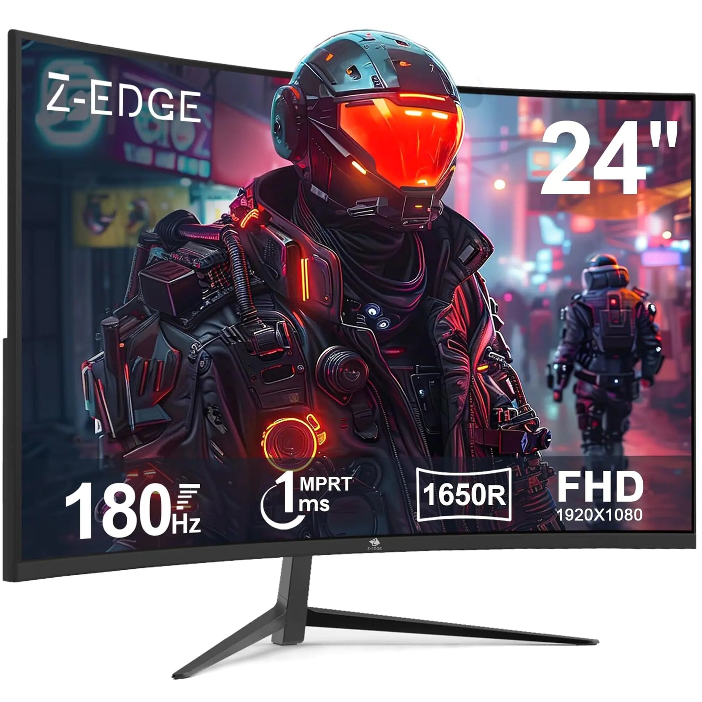 Dluxe Ave. Z-Edge 24-inch Curved Gaming Monitor 180Hz