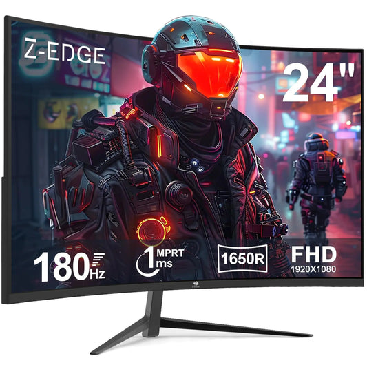 Dluxe Ave. Z-Edge 24-inch Curved Gaming Monitor 180Hz