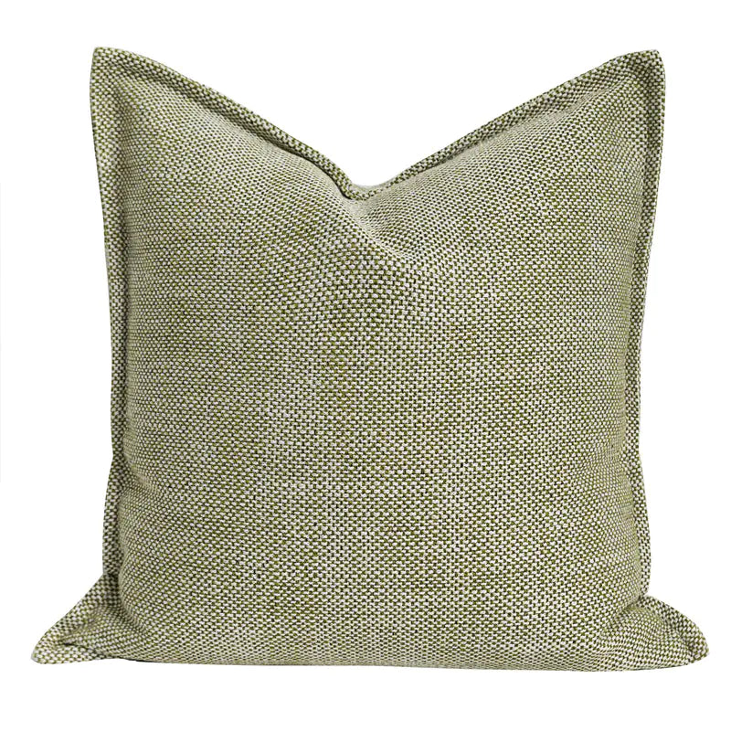 Dluxe Ave. Green 3D Pleated Sofa Set with Pillows