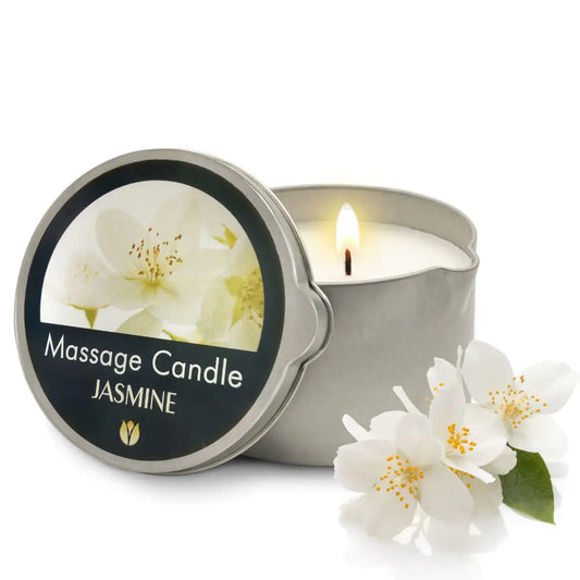 Dluxe Ave.  Moisturizing Massage Oil Candle/ Natural Vegan - Jasmine (200ml)