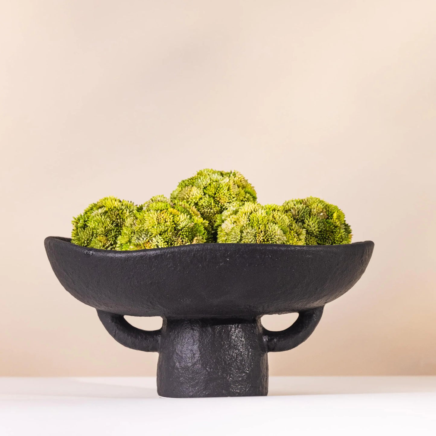 Dluxe Ave. Textured Black Ceramic Decorative Bowl